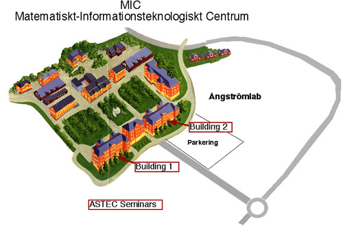 map to ASTEC seminars